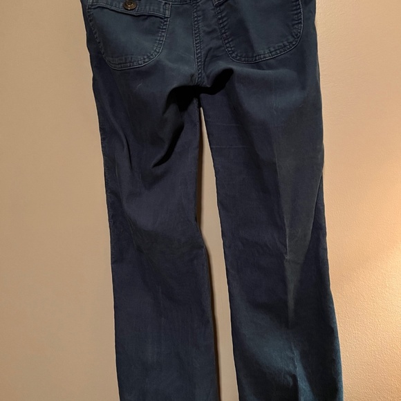 Corduroy Teal ETT twa ANTHROPOLOGIE Wide Leg Pants W/ Flare - Picture 4 of 6